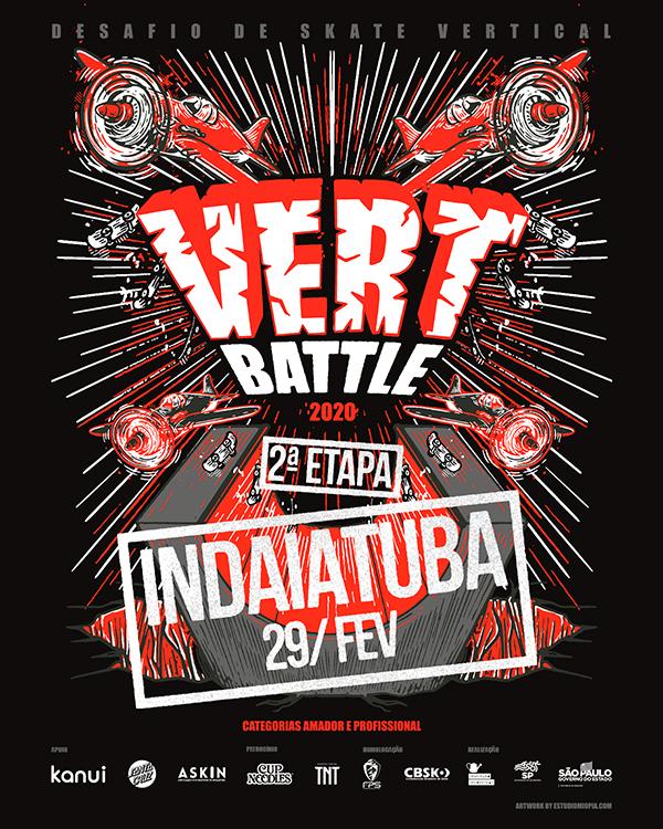 Indaiatuba (SP) recebe 2ª etapa do Vert Battle 2020