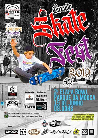Parque da Mooca (SP) recebe 2ª Etapa – Bowl do Circuito Skate Fest 2019
