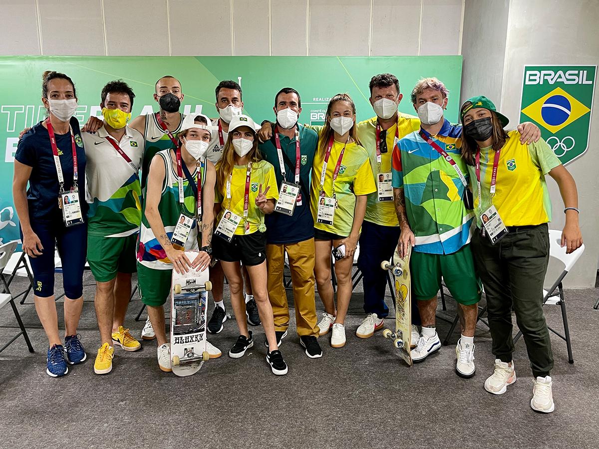 Seleção Brasileira Olímpica de Park desembarca no Japão para os Jogos de Tóquio