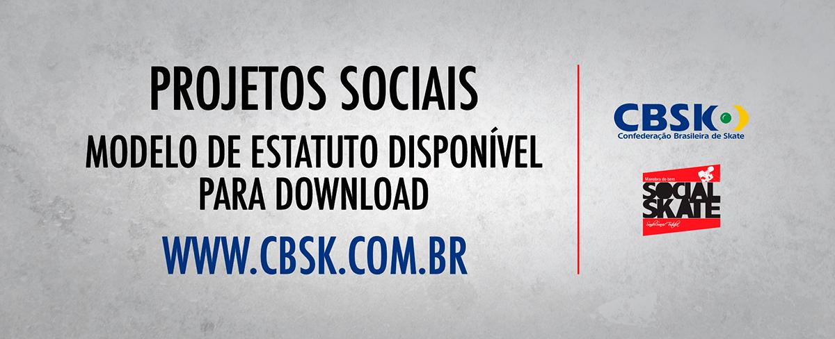 CBSk e ONG Social Skate disponibilizam modelo de estatuto para projetos sociais