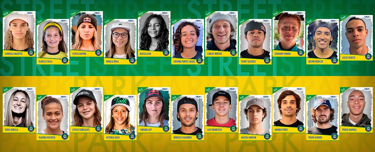 Seleção Brasileira de Skate agora conta com 22 atletas para sequência das classificatórias olímpicas