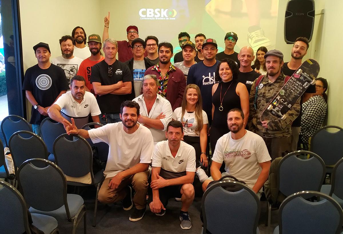 CBSk promove encontro histórico com todas filiadas para debater futuro do skate nacional