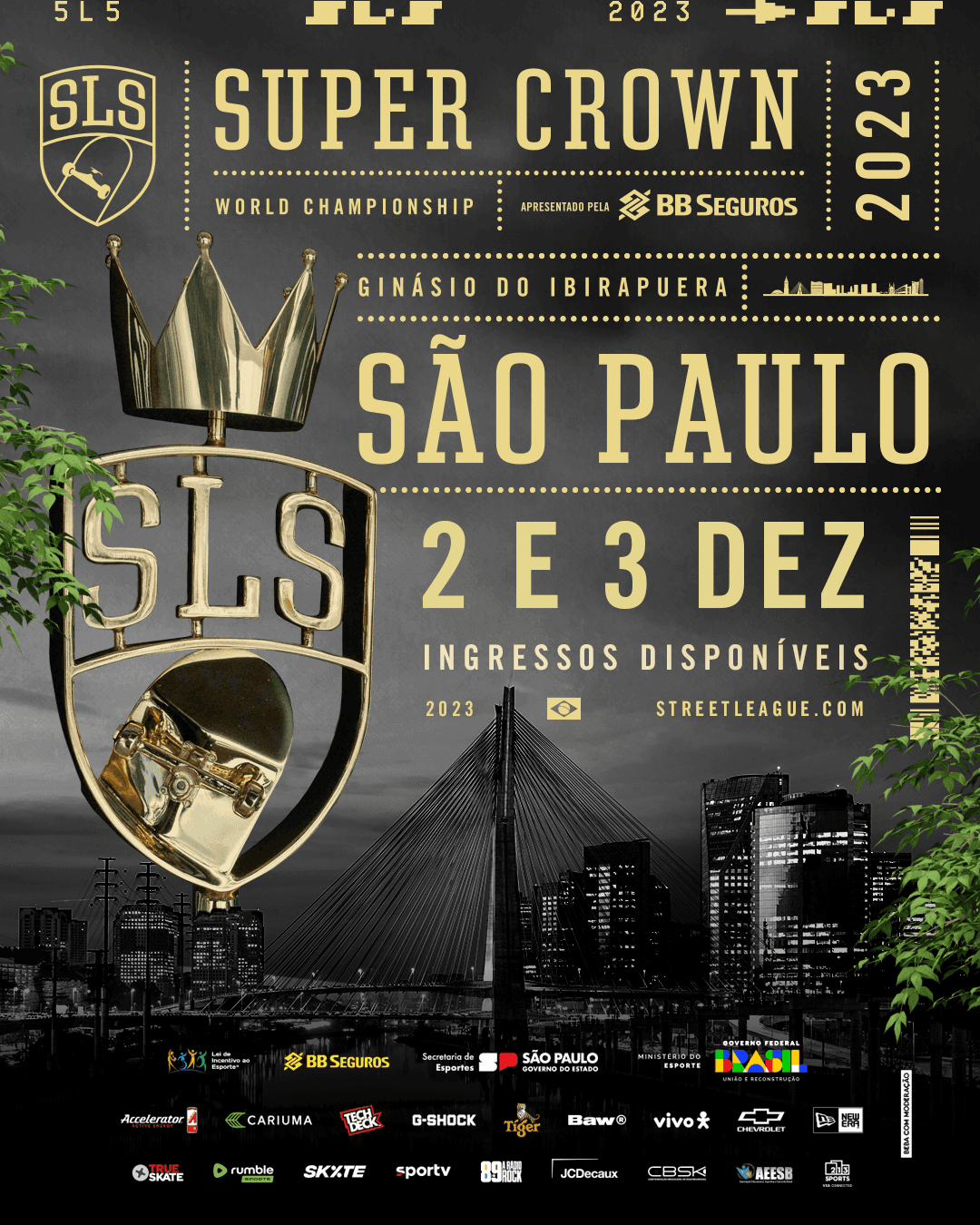 Ginásio do Ibirapuera recebe SLS Super Crown no próximo final de semana (02 e 03)