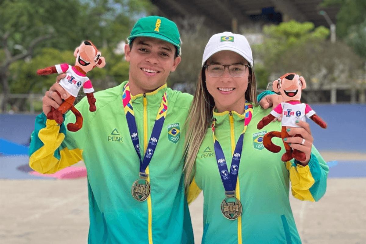 Pâmela Rosa e Lucas Rabelo conquistam ouro no Pan-Americano Júnior de Cali